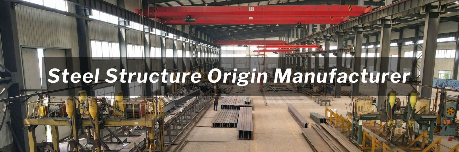 QHHK Steel Structure lini produksi pabrikan