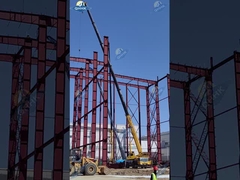 Pemasok Bangunan Baja Sistem Rangka Logam Gudang Struktur Baja Prefab